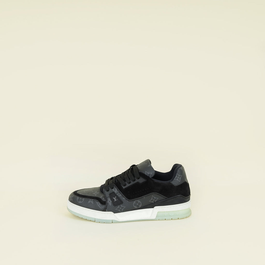Louis Vuitton Bicolor Monogram Eclipse Trainer Sneaker 9.5