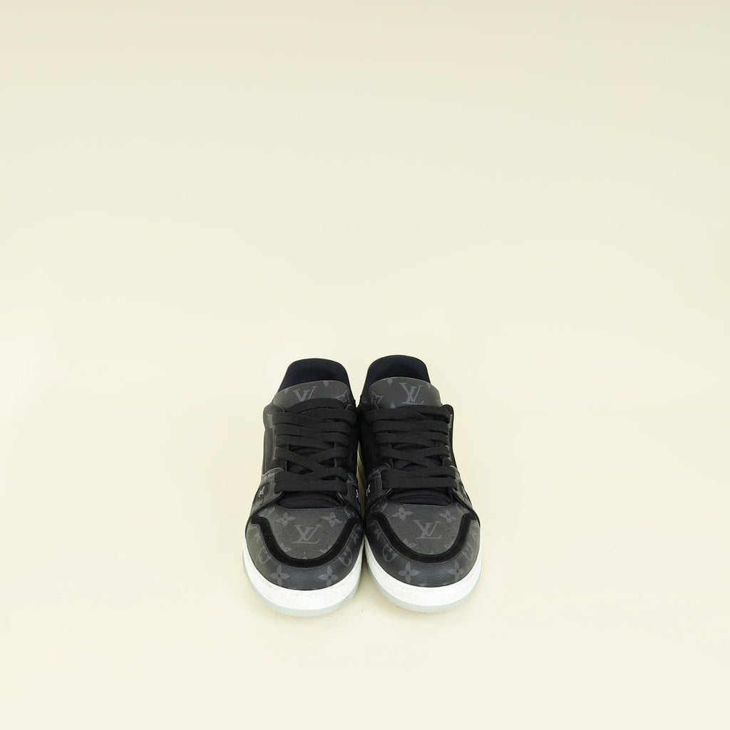Louis Vuitton Bicolor Monogram Eclipse Trainer Sneaker 9.5