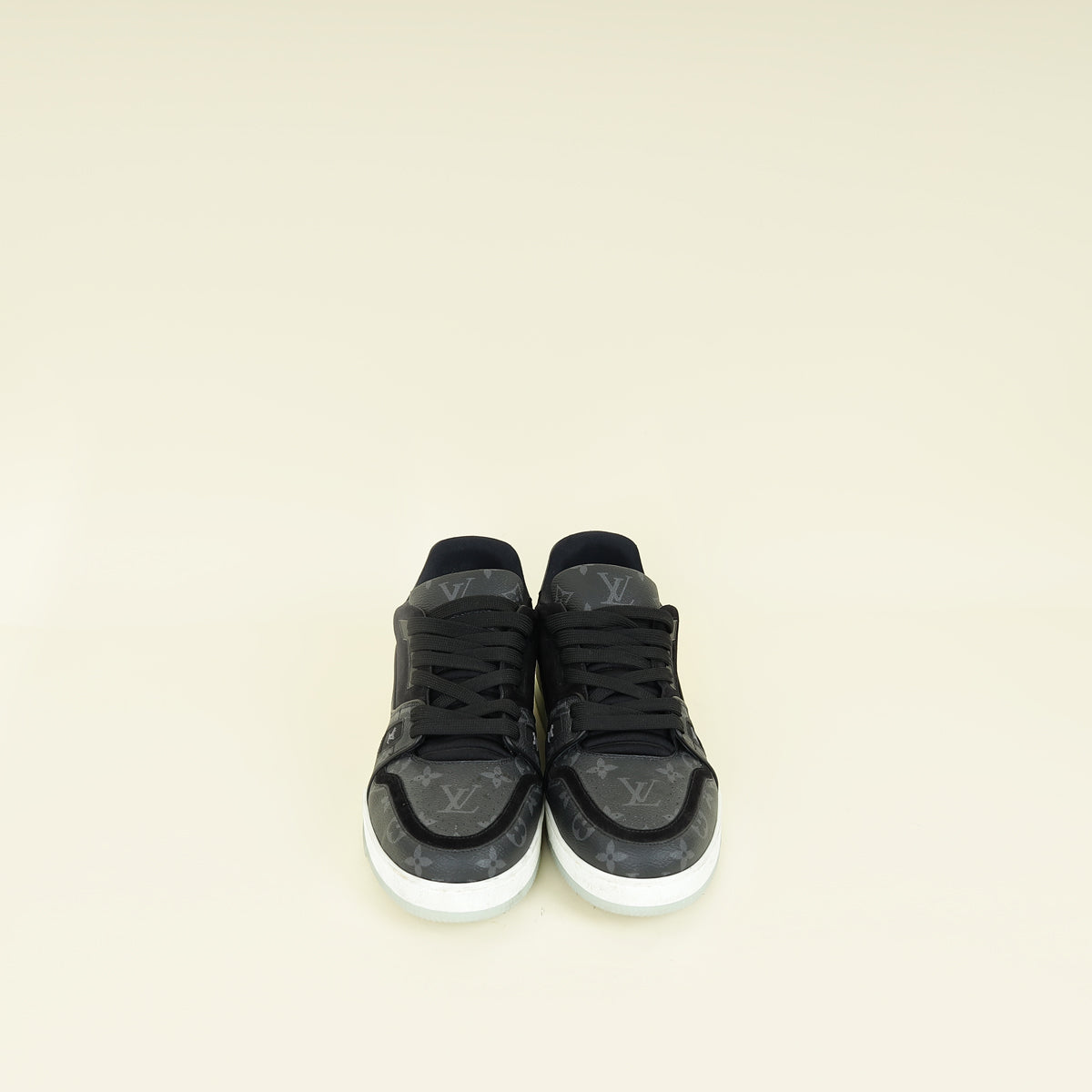 Louis Vuitton Bicolor Monogram Eclipse Trainer Sneaker 9.5