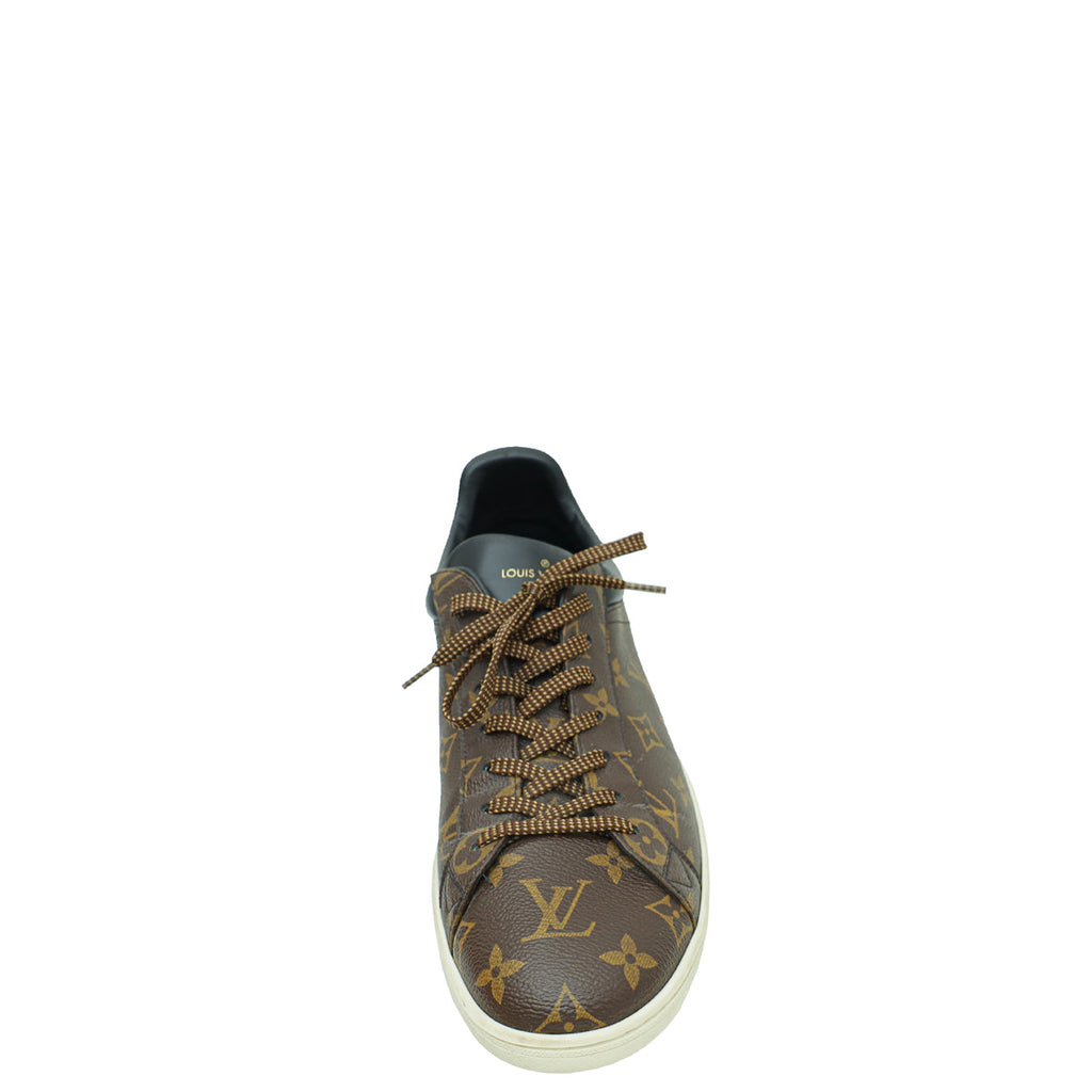 Louis Vuitton Monogram Black Luxembourg Sneaker 9.5