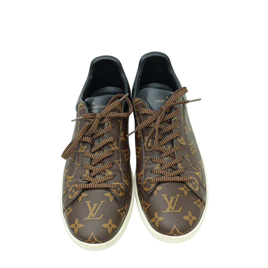 Louis Vuitton Monogram Black Luxembourg Sneaker 9.5