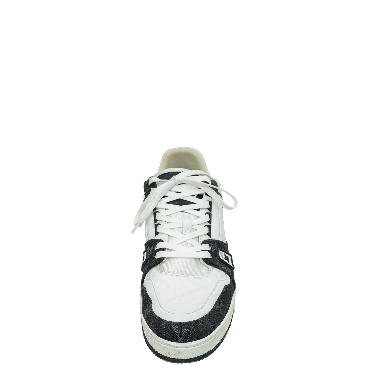 Louis Vuitton Bicolor Monogram Denim Empreinte Trainers Sneakers 9