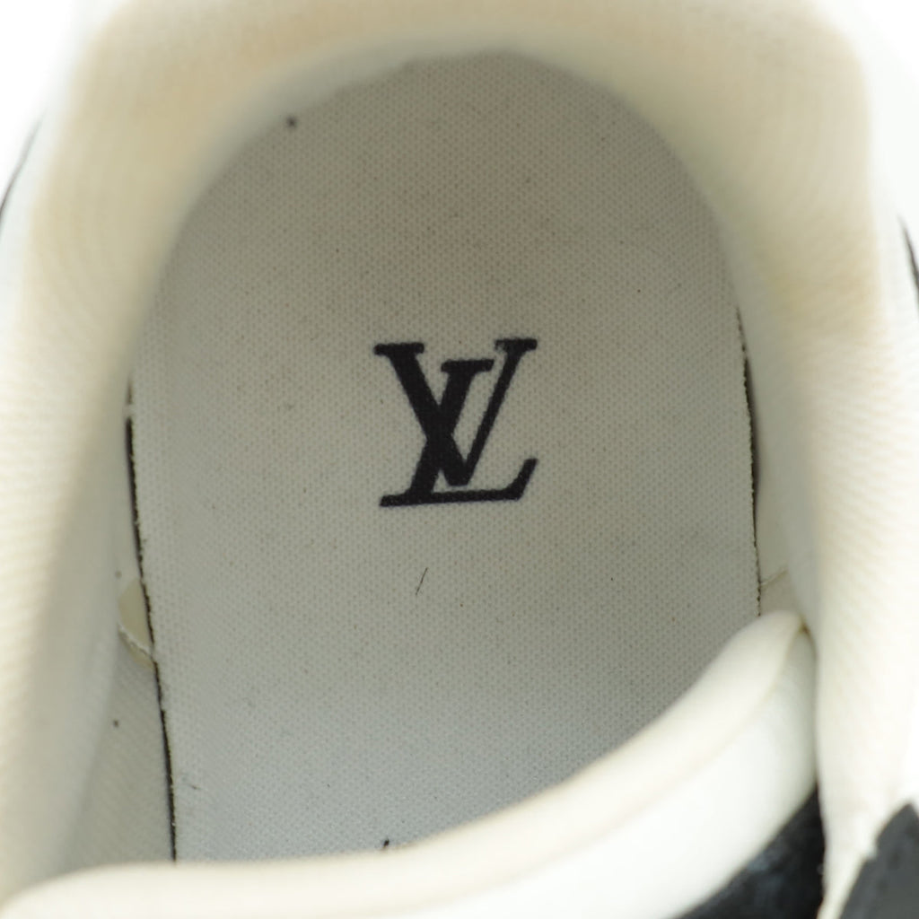Louis Vuitton Bicolor Monogram Denim Empreinte Trainers Sneakers 9