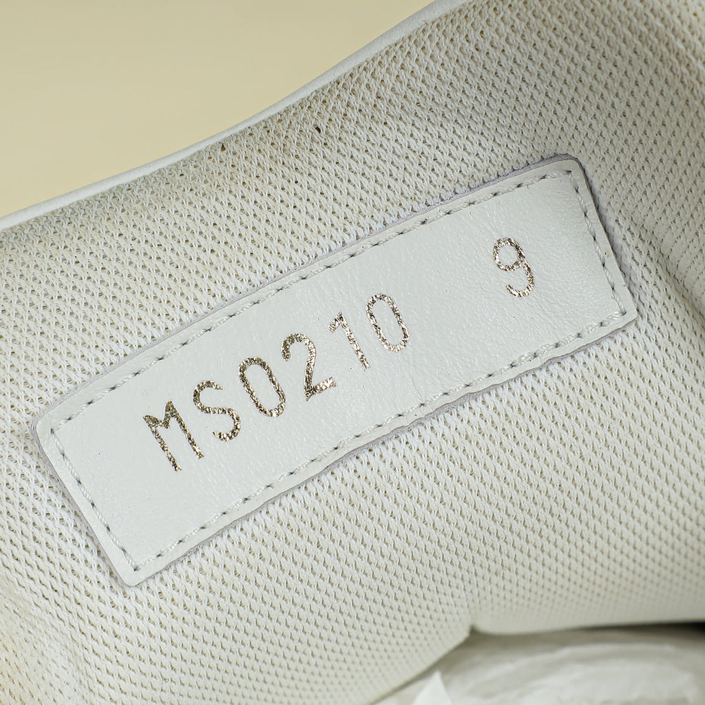 Louis Vuitton White Monogram Iridescent Luxembourg Sneakers 9