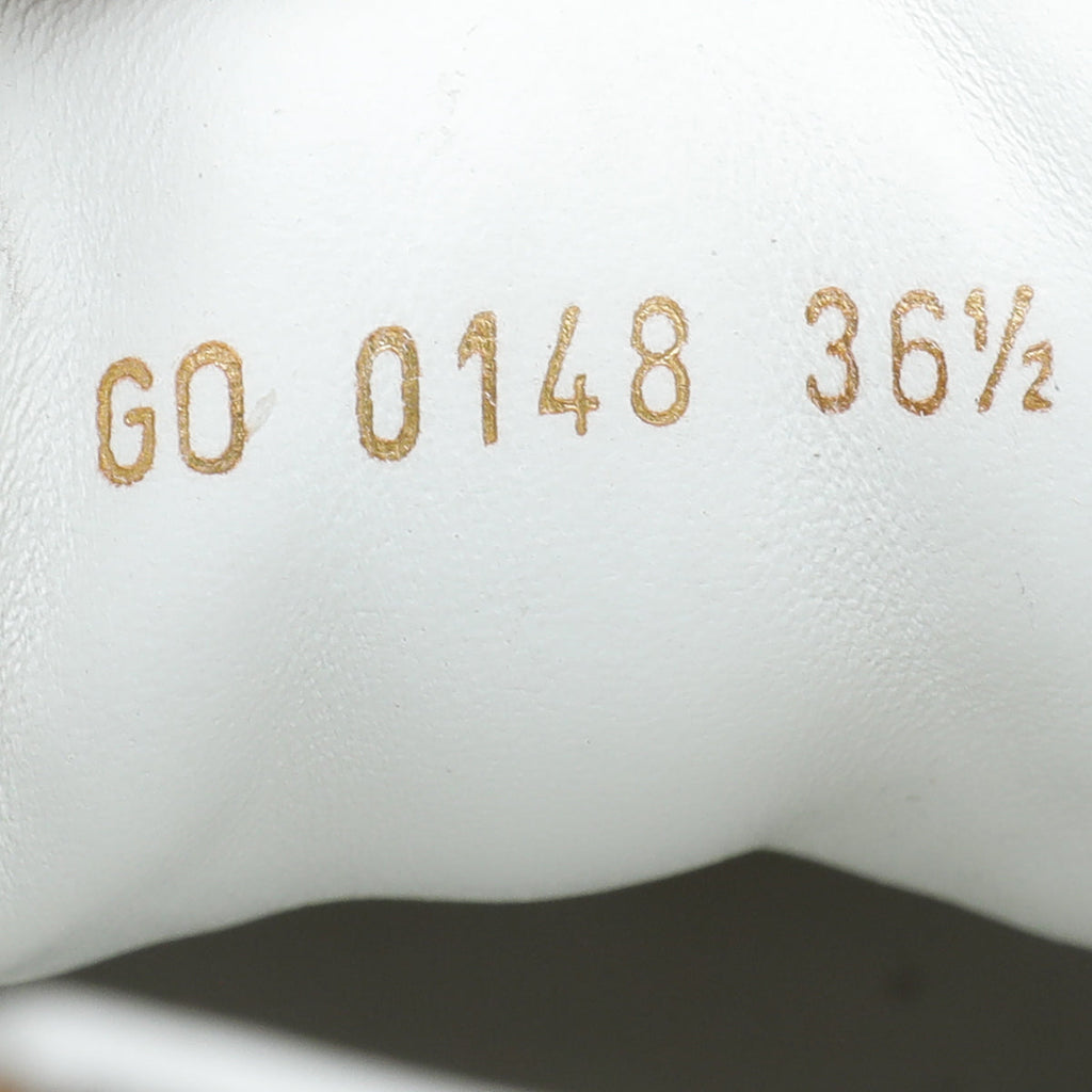 Louis Vuitton White Monogram Reverse Run Away Sneakers 36.5