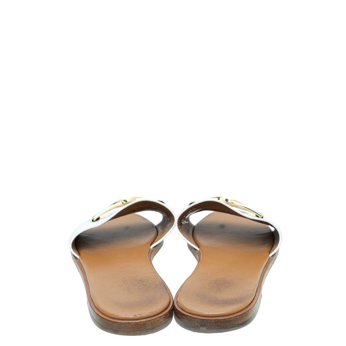Louis Vuitton Bicolor Lock It Flat Mule 37.5