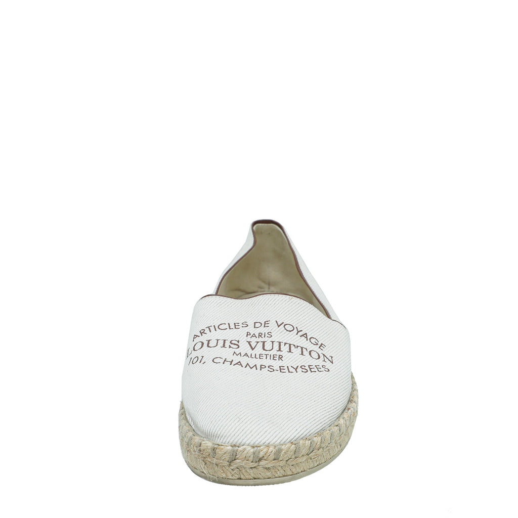 Louis Vuitton Off White Articles De Voyage Espadrille 37.5