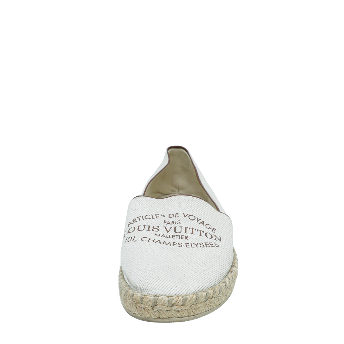 Louis Vuitton Off White Articles De Voyage Espadrille 37.5