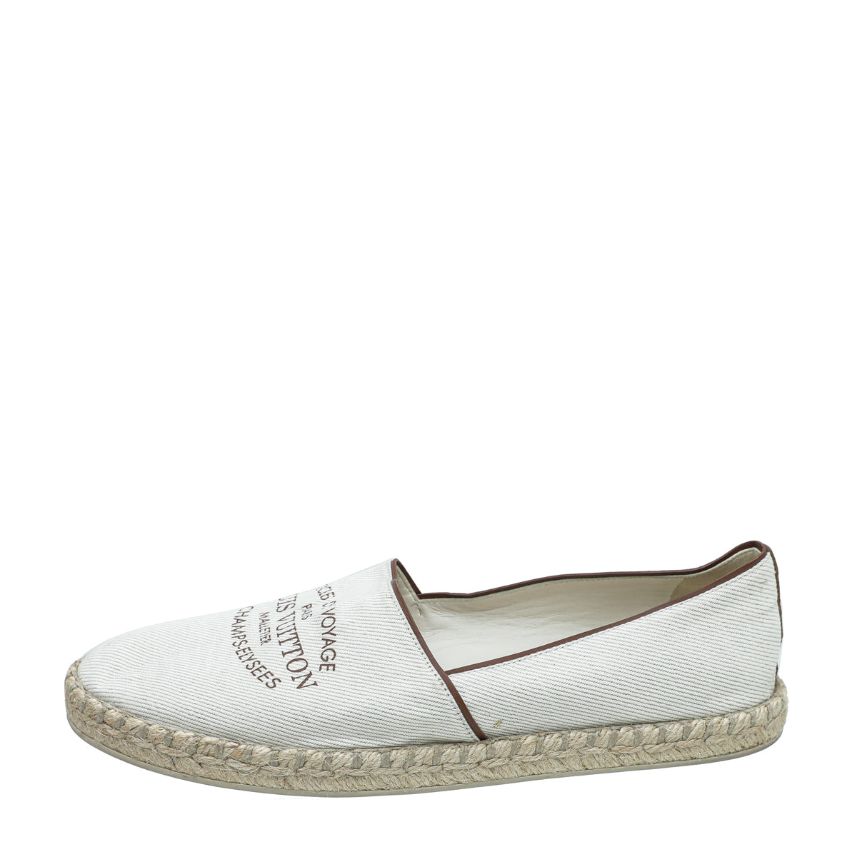 Louis Vuitton Off White Articles De Voyage Espadrille 37.5