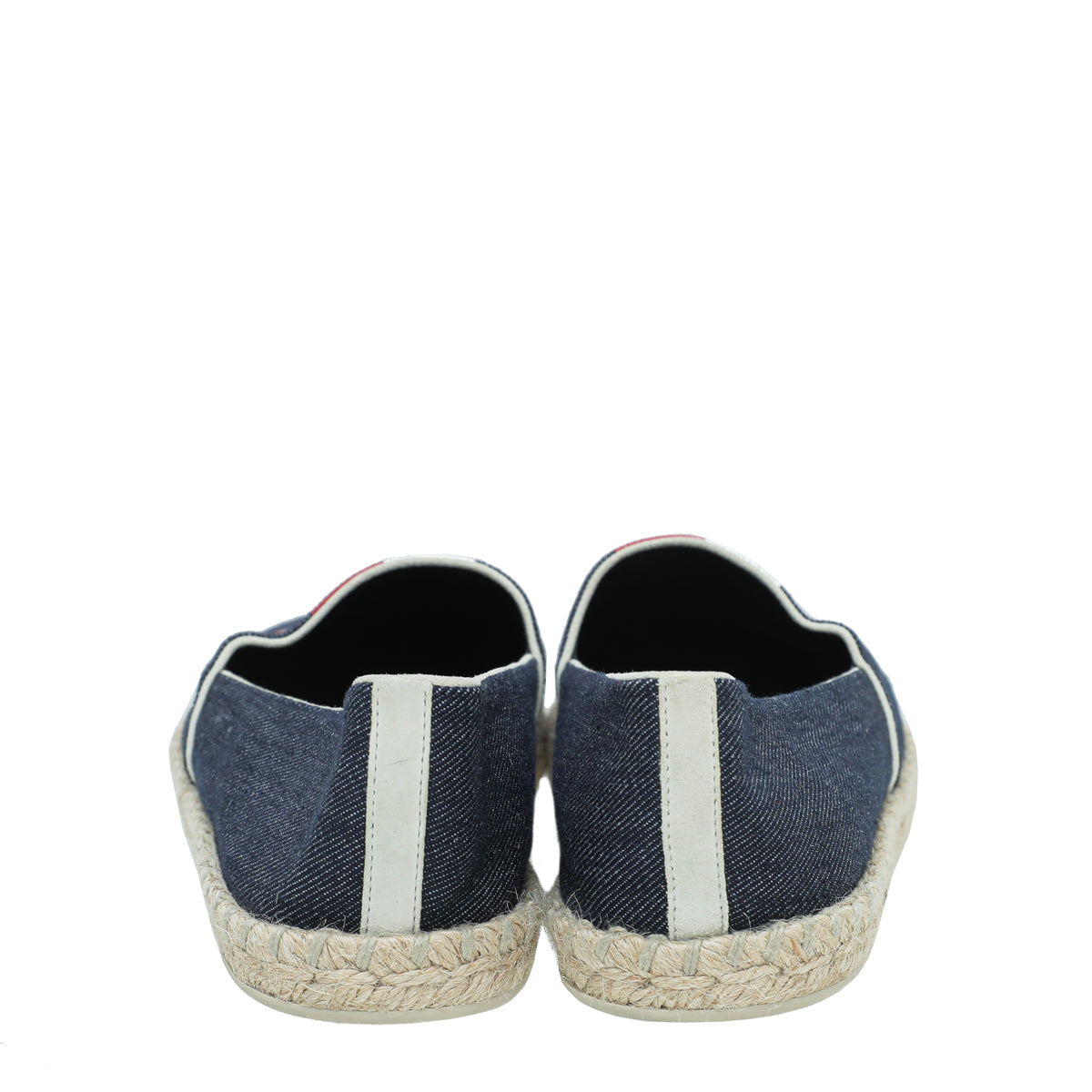 Louis Vuitton Navy Blue Logo Postcard Espadrille 37.5