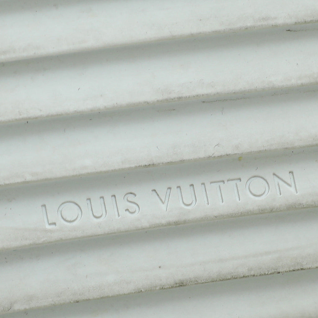 Louis Vuitton Bicolor Monogram Embossed Time Out Sneaker 37