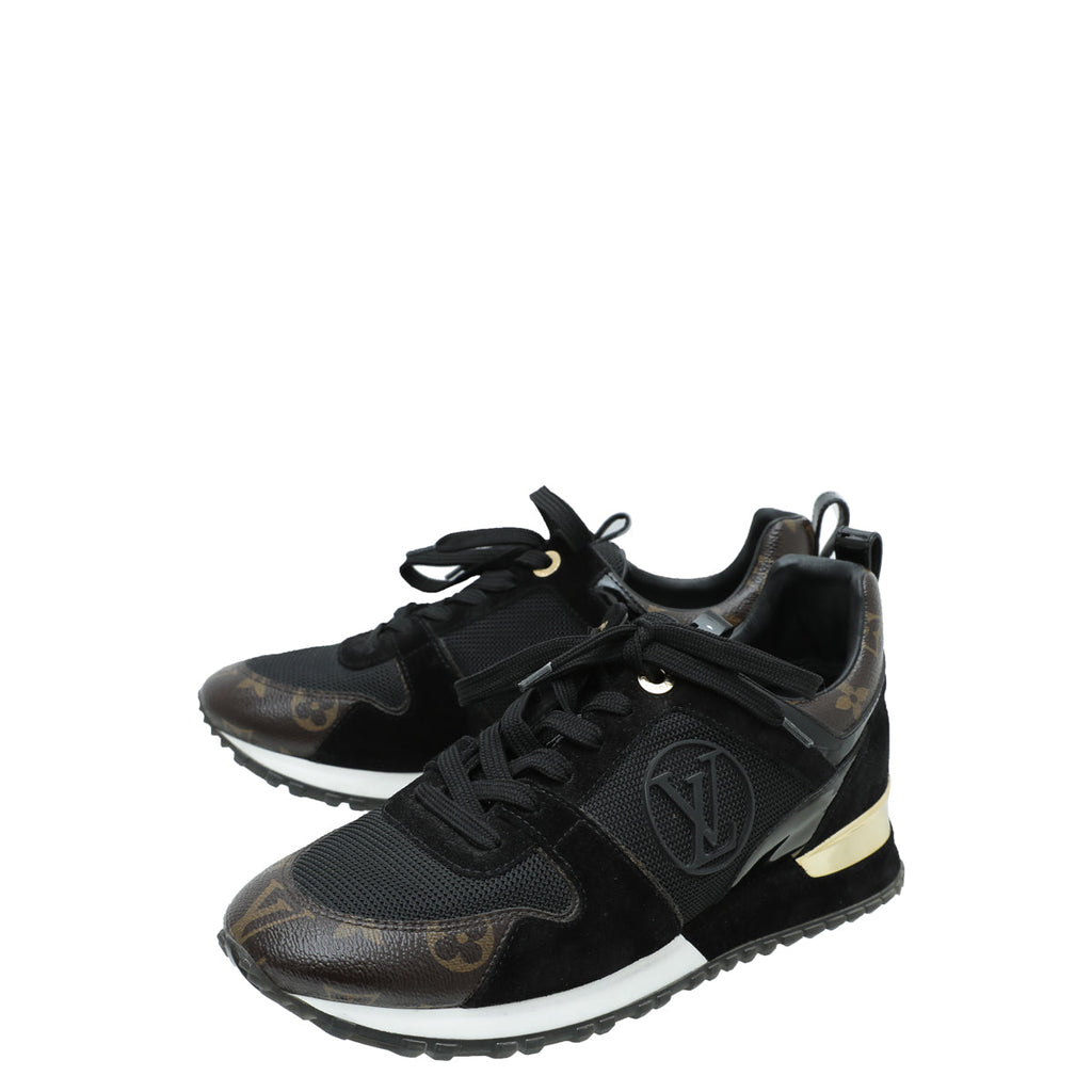 Louis Vuitton Monogram Black Run Away Sneaker