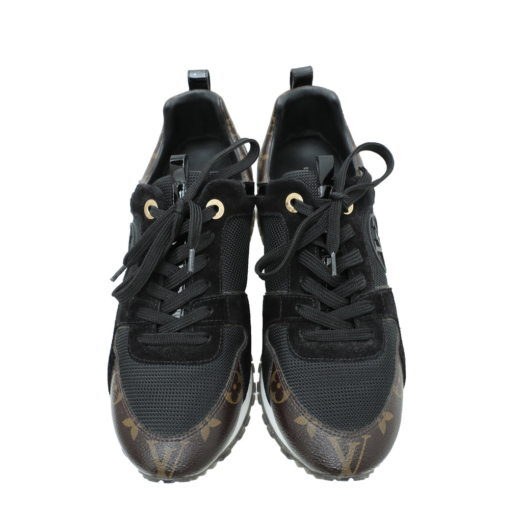 Louis Vuitton Monogram Black Run Away Sneaker