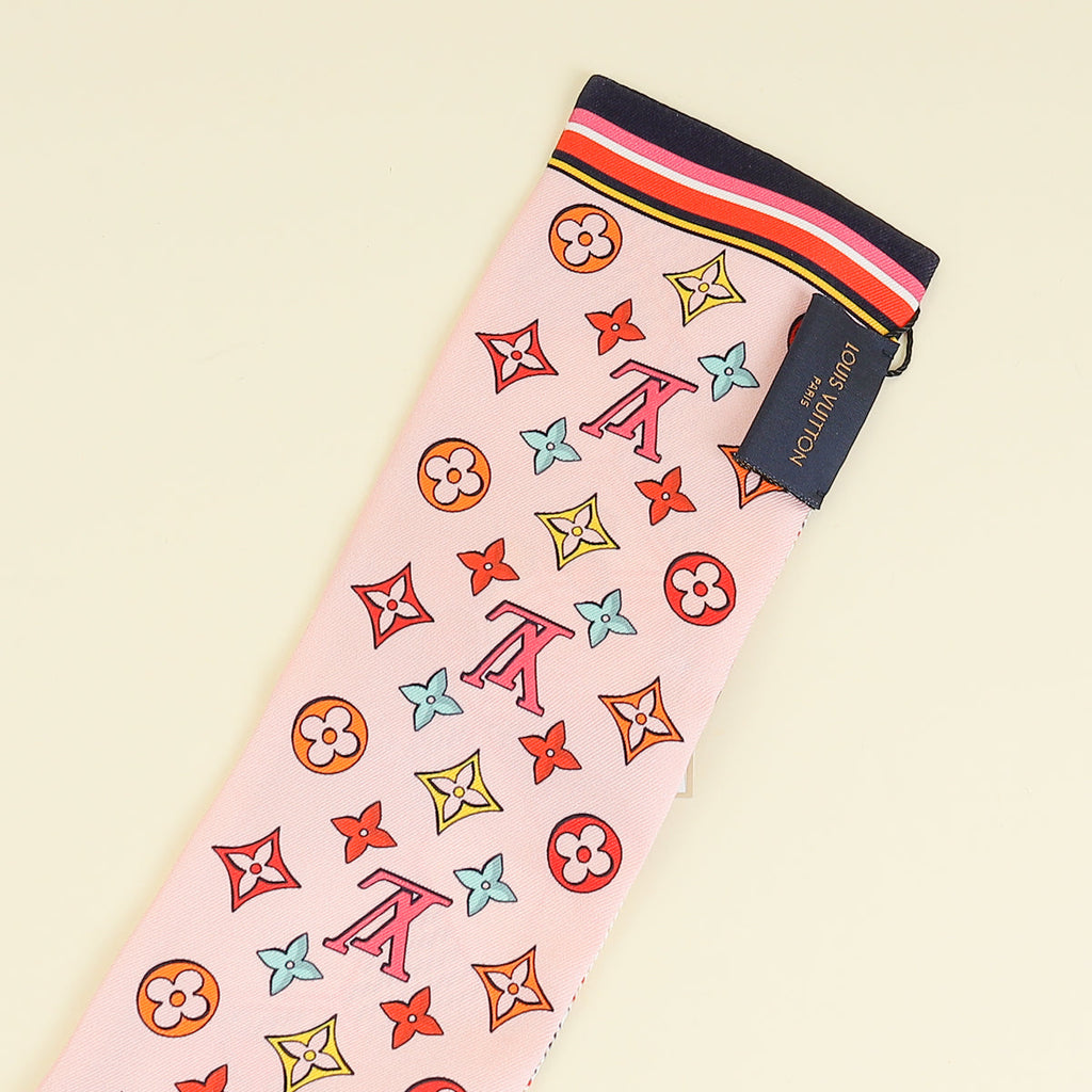 Louis Vuitton Multicolor Pop Up Azur Print Bandeau Scarf