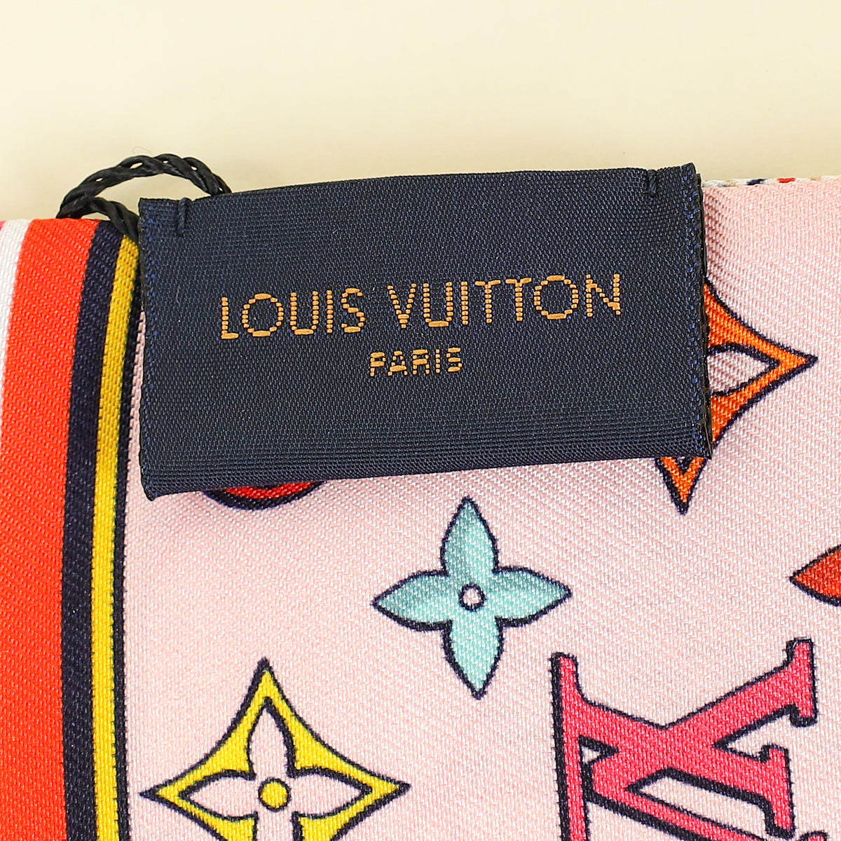 Louis Vuitton Multicolor Pop Up Azur Print Bandeau Scarf
