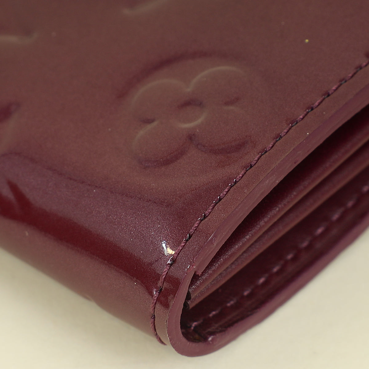 Louis Vuitton Violette Monogram Vernis Sarah Wallet