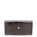 Louis Vuitton Amarante Monogram Vernis Sarah Wallet