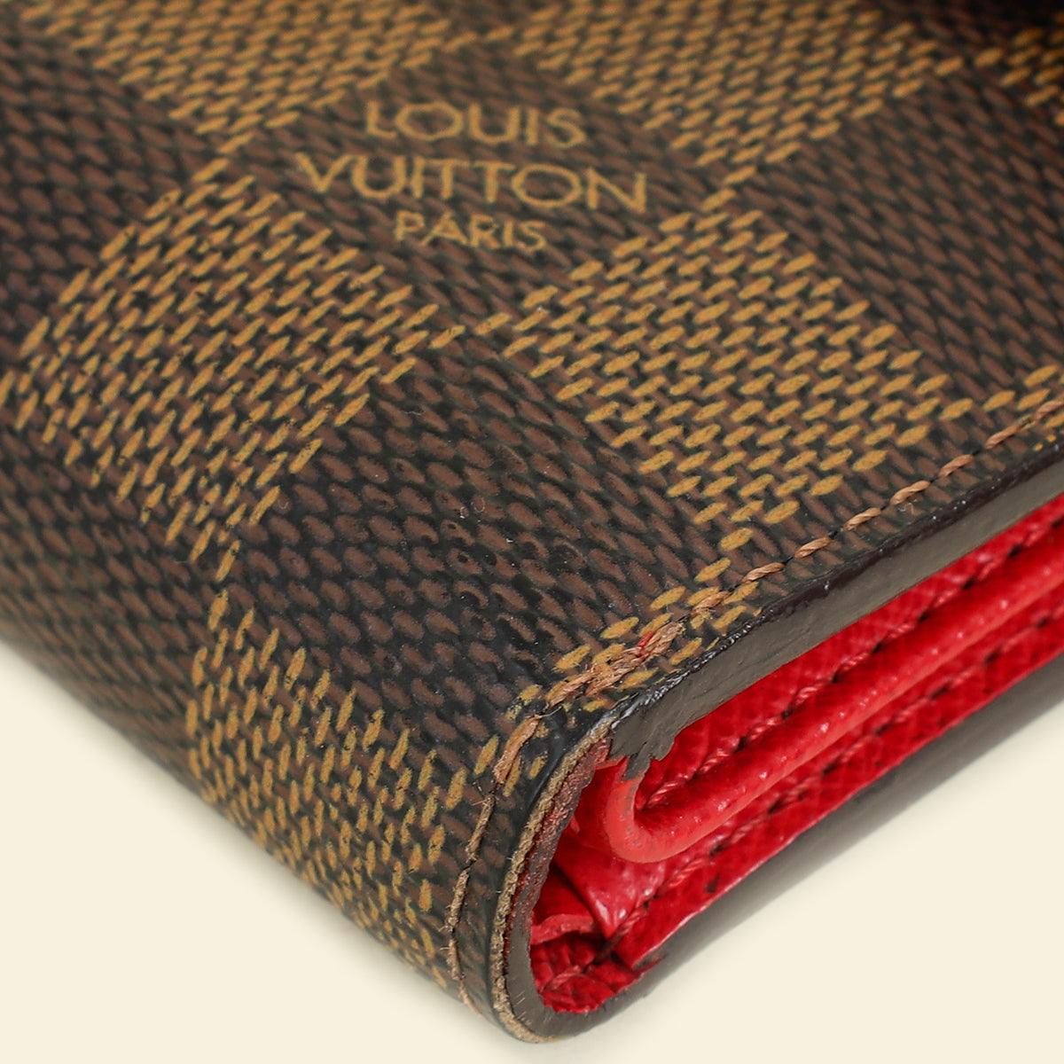 Louis Vuitton Damier Ebene Koala Wallet W/ M.A.T Initials