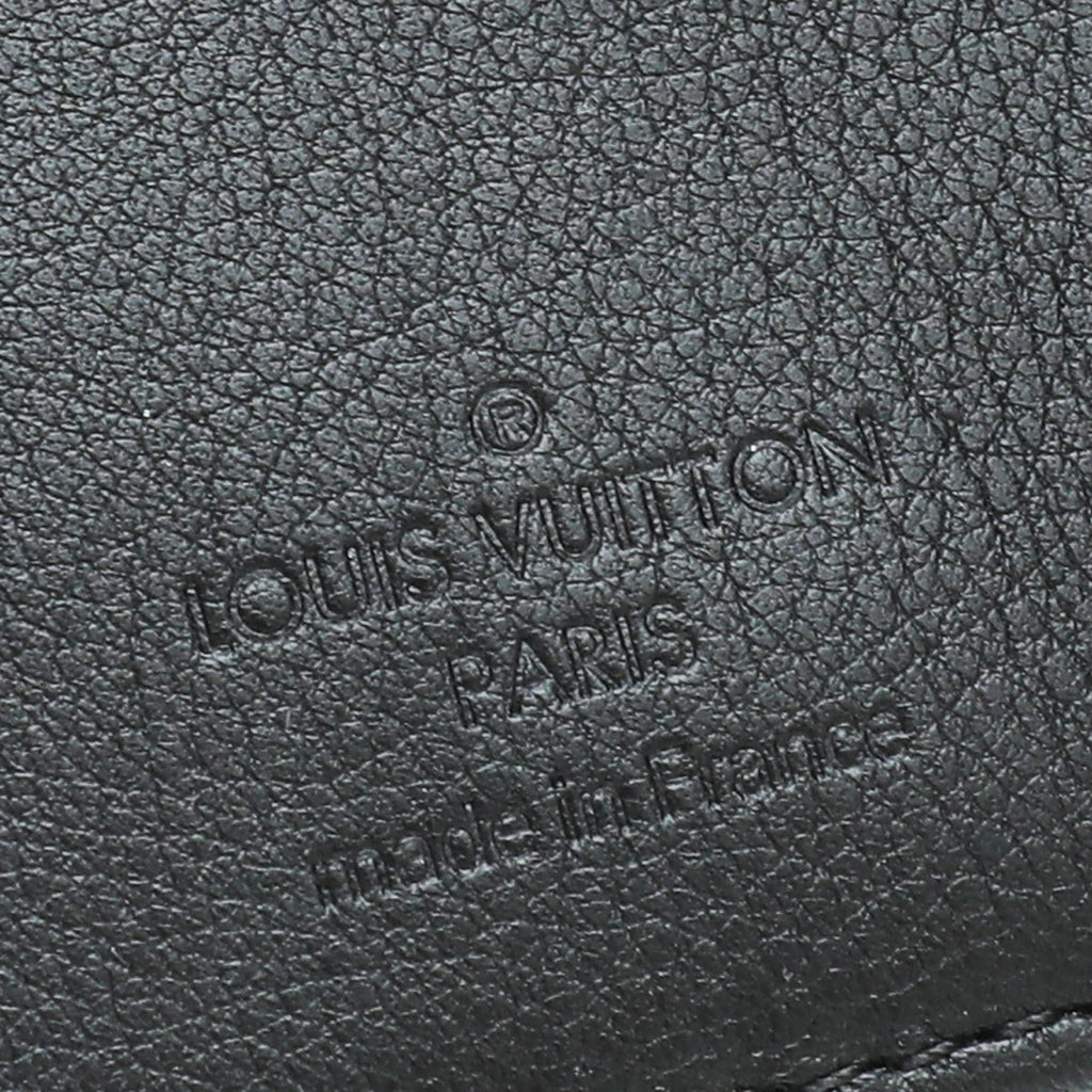 Louis Vuitton Black Monogram Mahina Perforated Wallet
