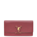 Louis Vuitton Burgundy Capucines Wallet
