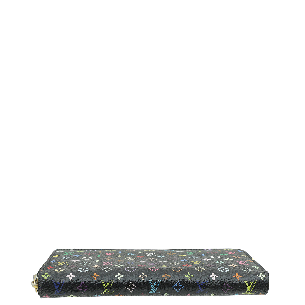Louis Vuitton Black Multicolor Monogram Zippy Wallet