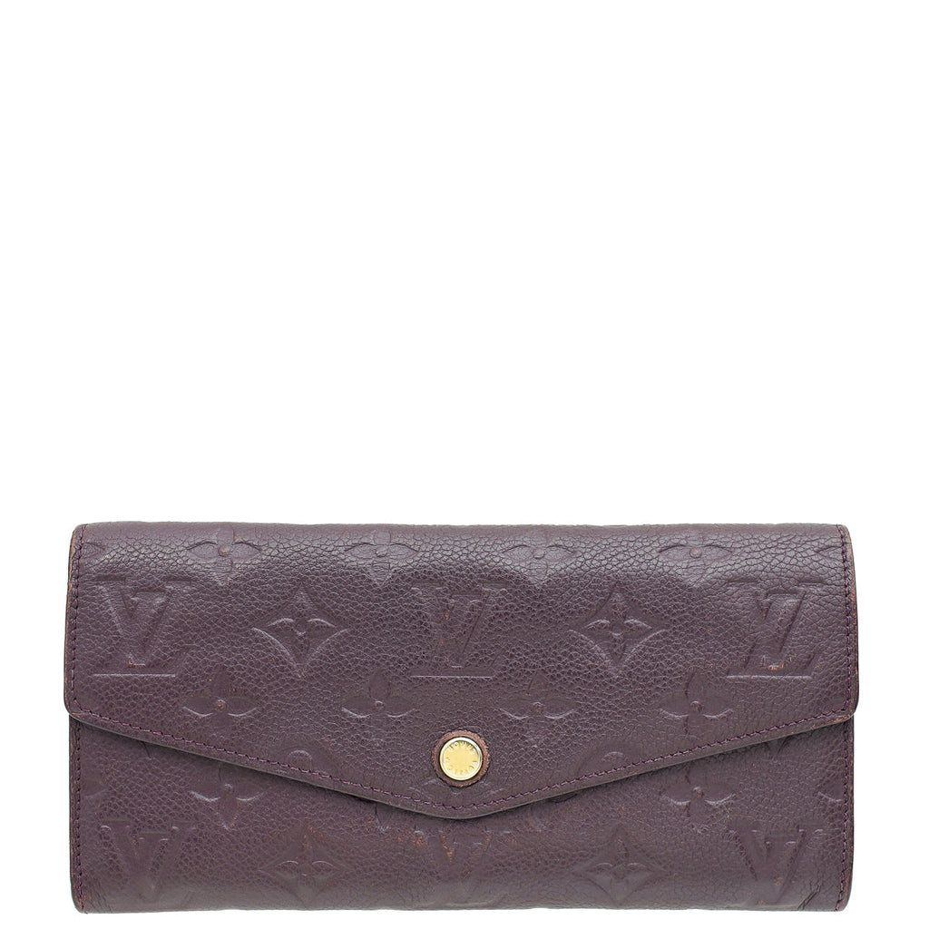 Louis Vuitton Grenat Monogram Empreinte Curieuse Wallet