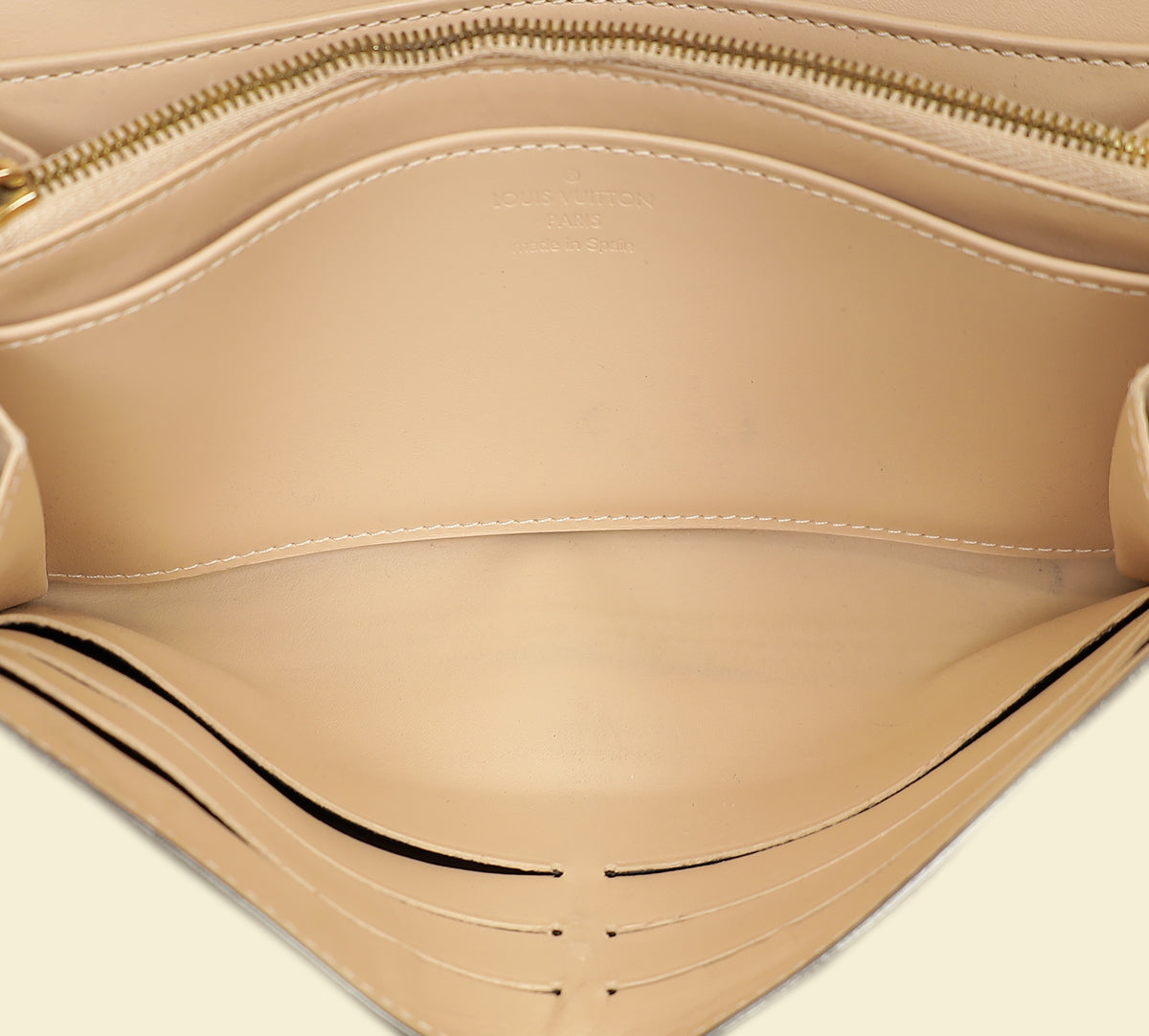 Louis Vuitton Dune Monogram Vernis Louise Wallet