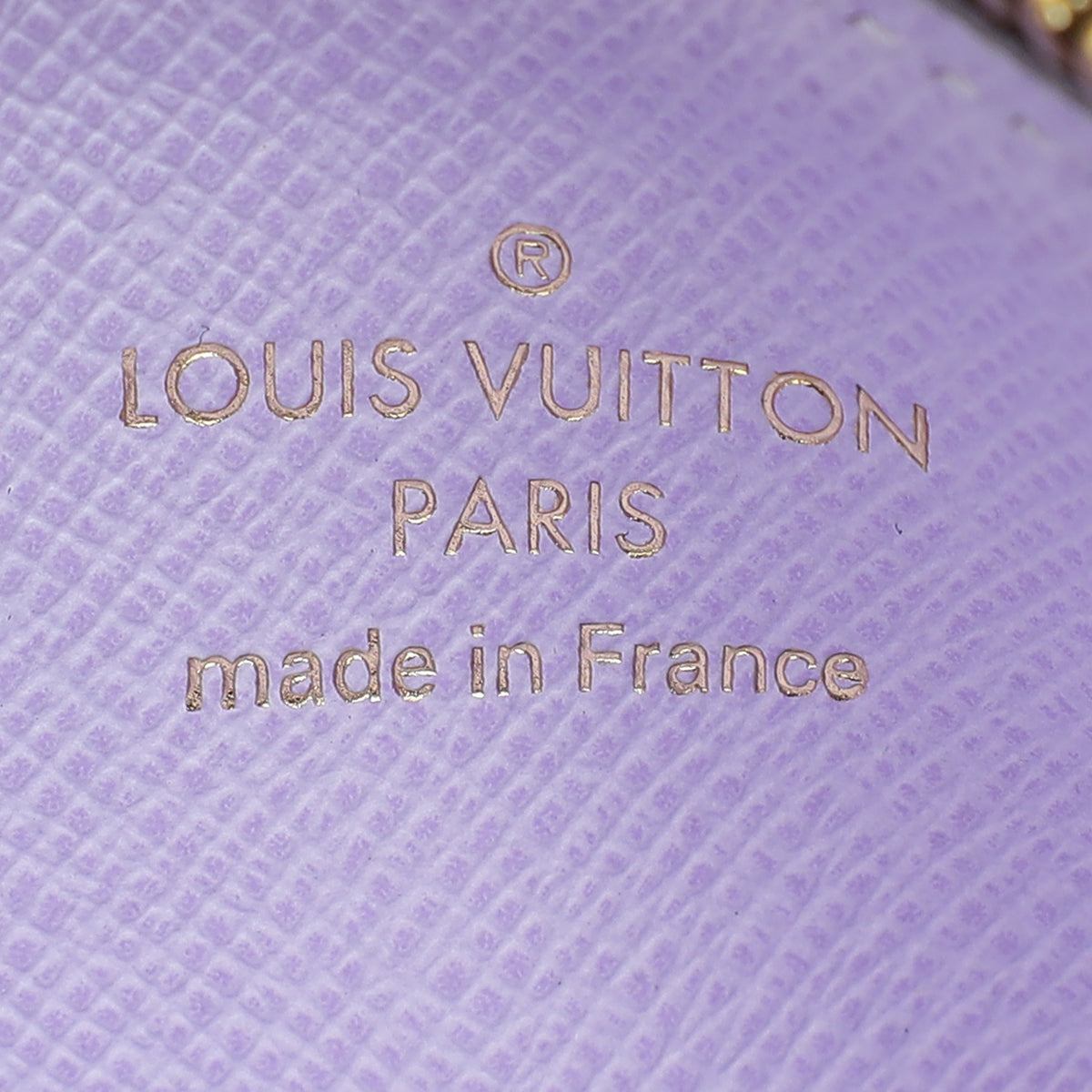 Louis Vuitton Monogram Purple Romy Card Holder