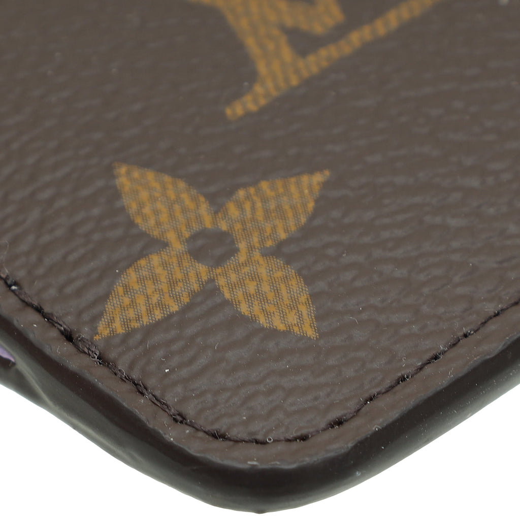 Louis Vuitton Monogram Purple Romy Card Holder