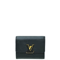 Louis Vuitton Black Capucines Compact Wallet