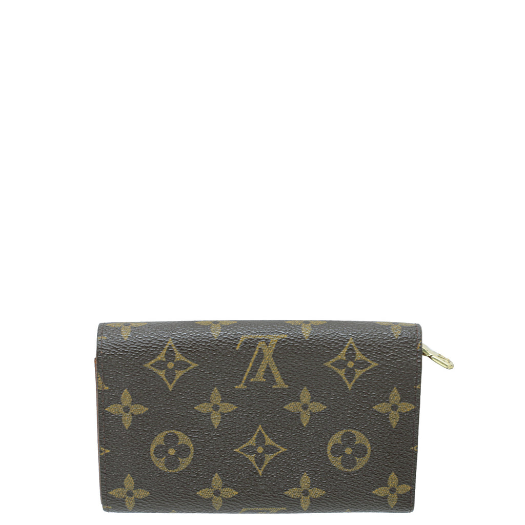 Louis Vuitton Brown Monogram Porte-Monnaie Tresor Wallet