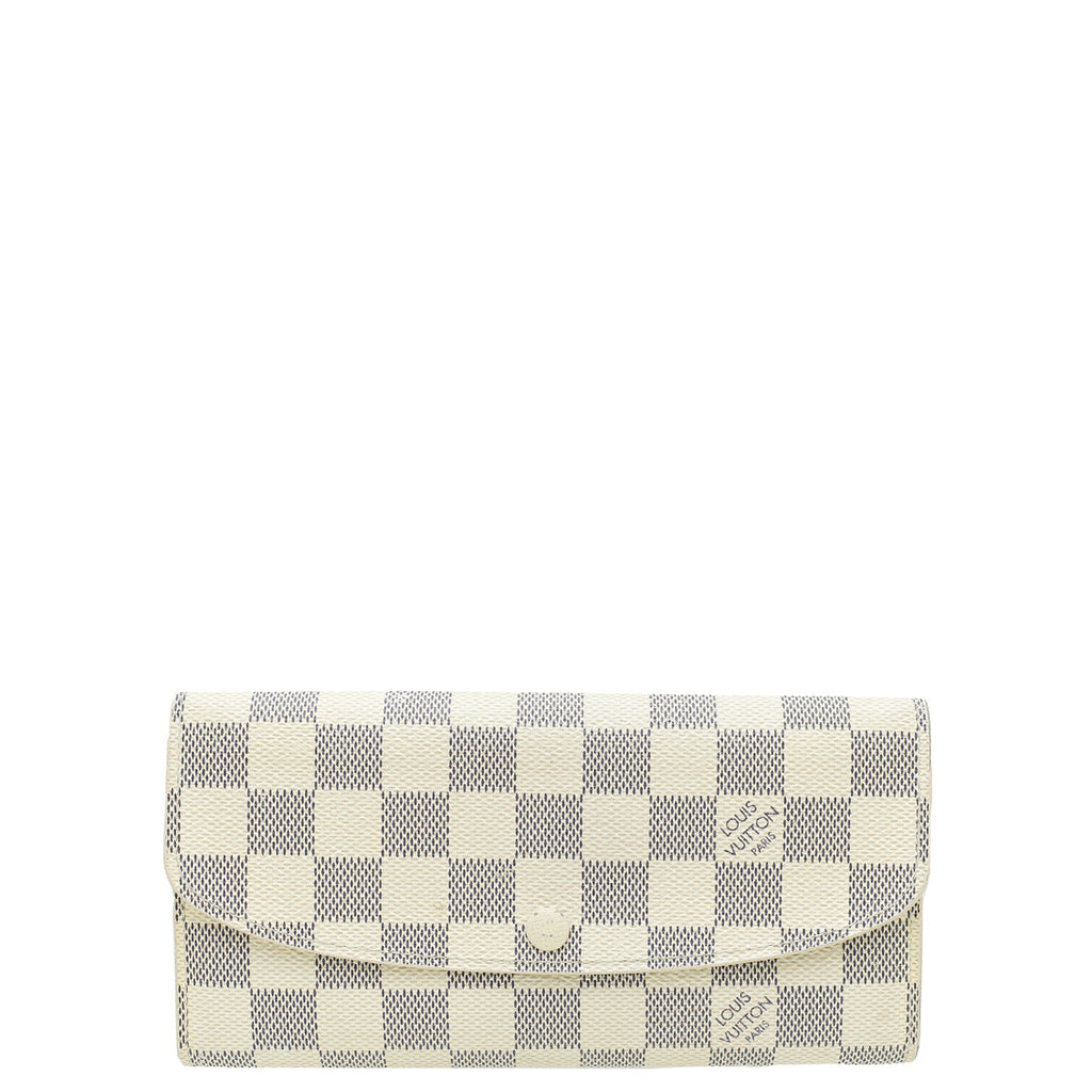 Louis Vuitton Damier Azur Emilie Wallet