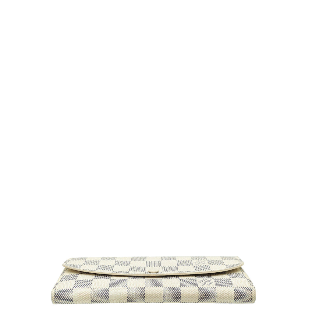 Louis Vuitton Damier Azur Emilie Wallet