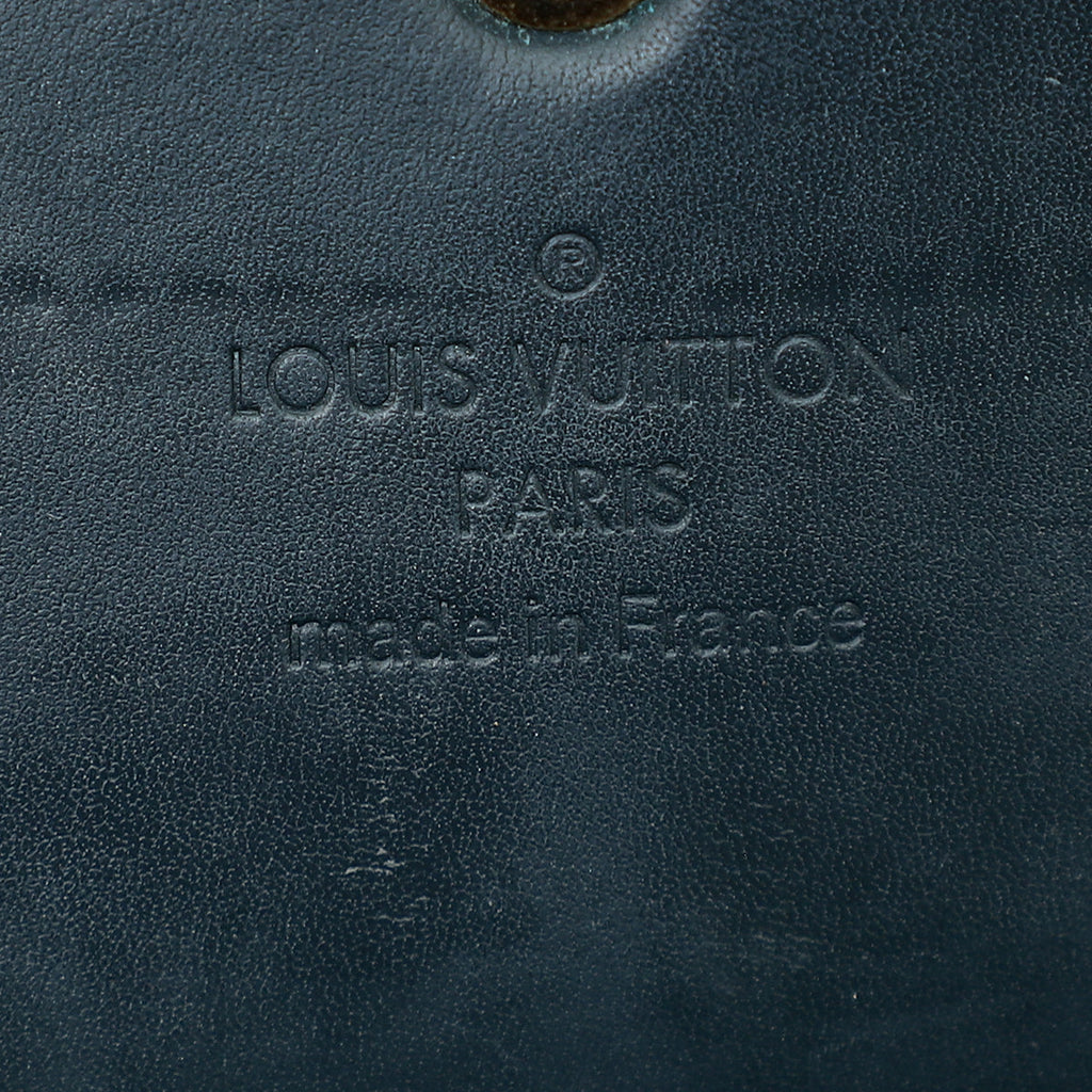 Louis Vuitton Bleu Nuit Monogram Vernis Sarah Wallet