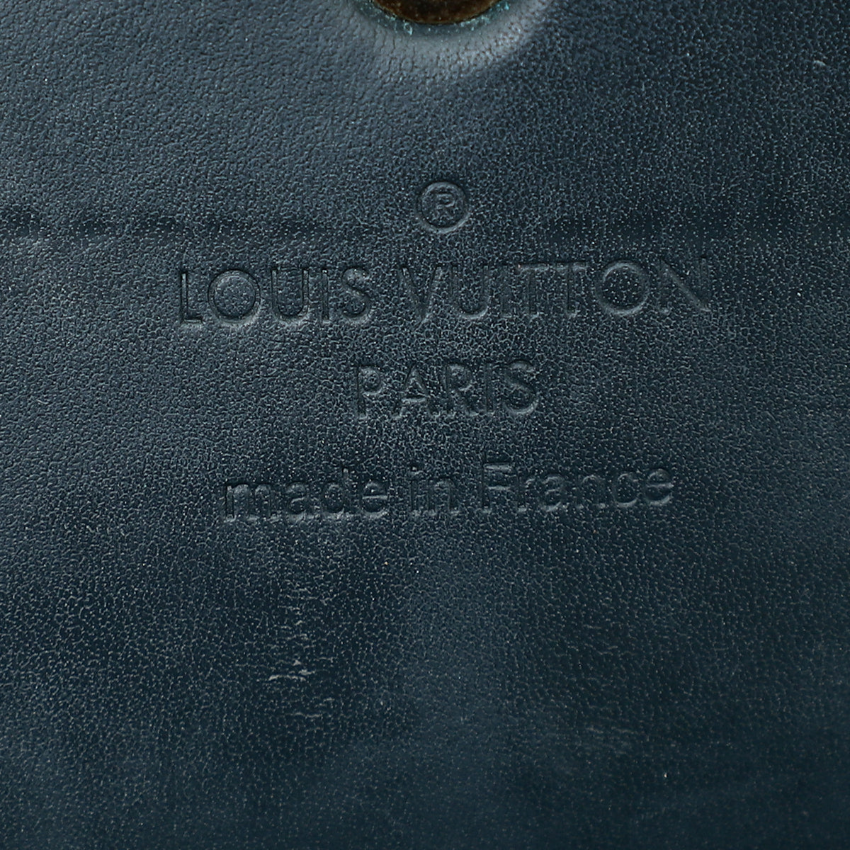 Louis Vuitton Bleu Nuit Monogram Vernis Sarah Wallet