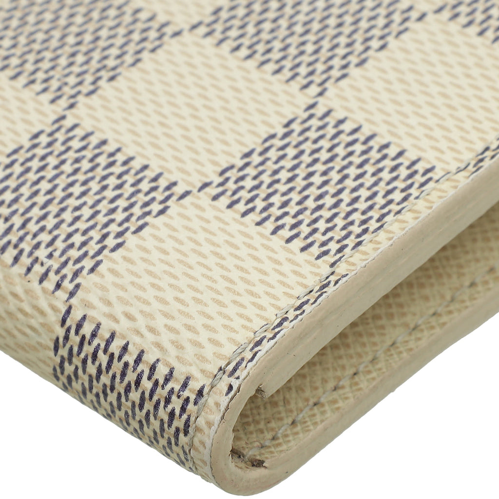 Louis Vuitton Damier Azur Emilie Wallet