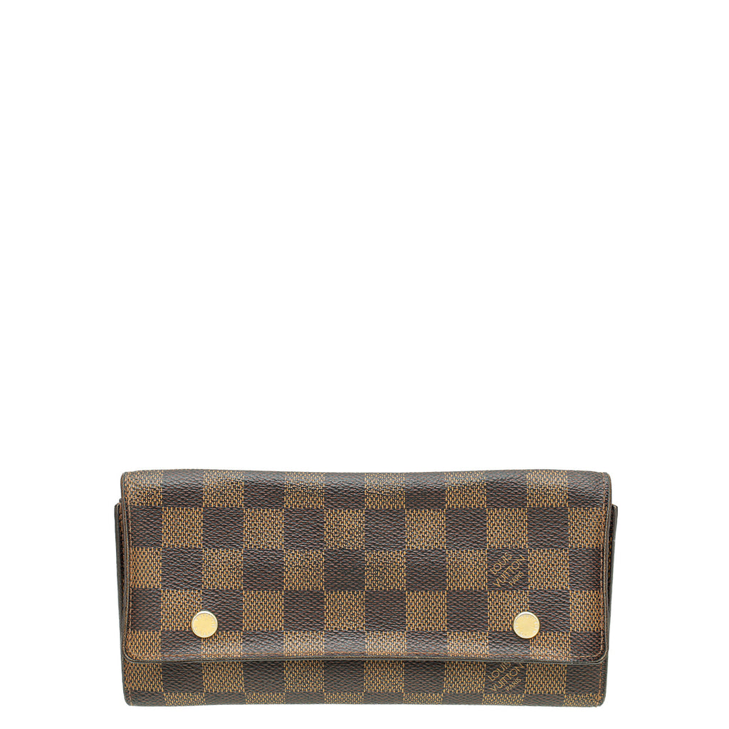 Louis Vuitton Damier Ebene Modulable Wallet W/ MNS Initials