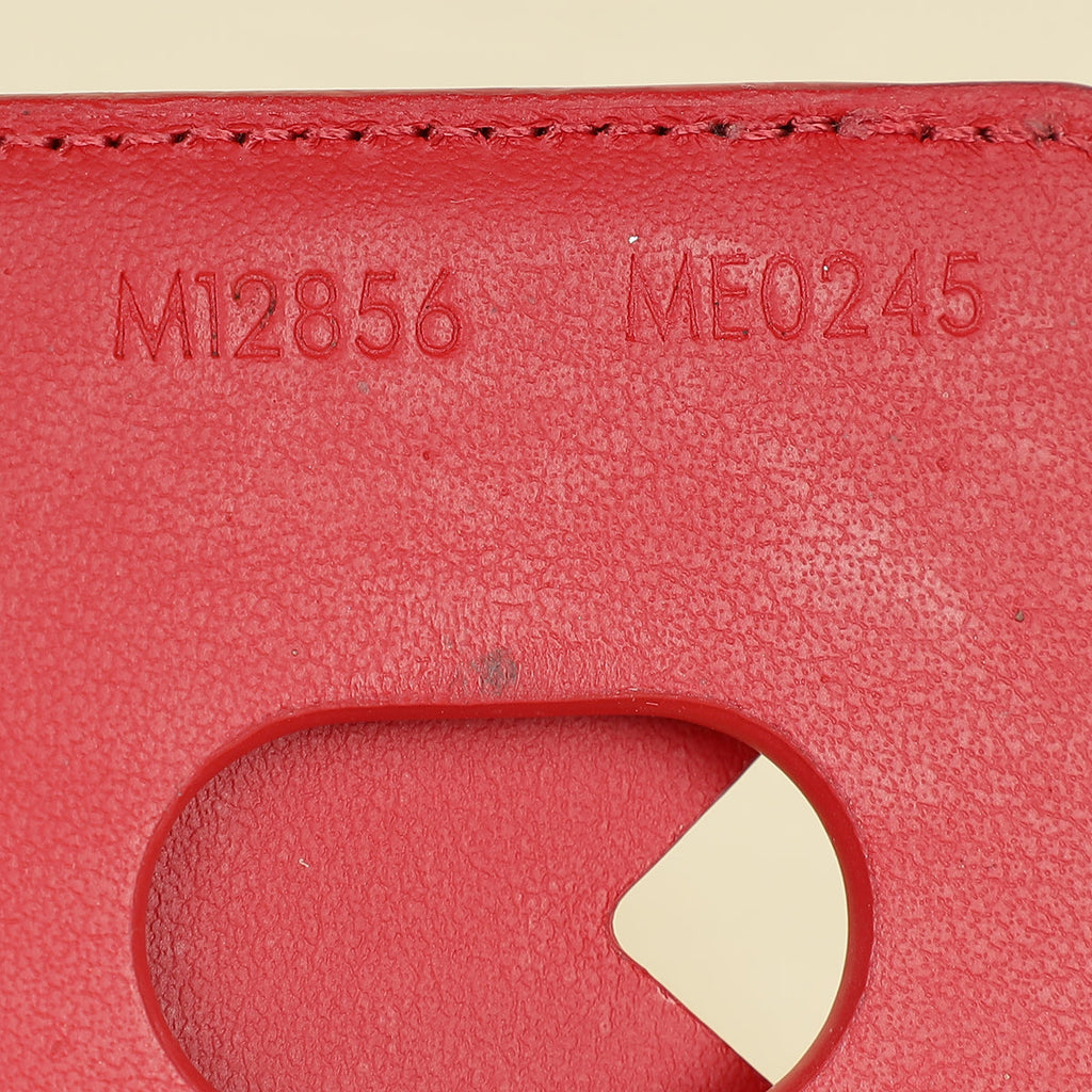 Louis Vuitton Monogram Sari Red Porte-Cartes Magnet Wallet