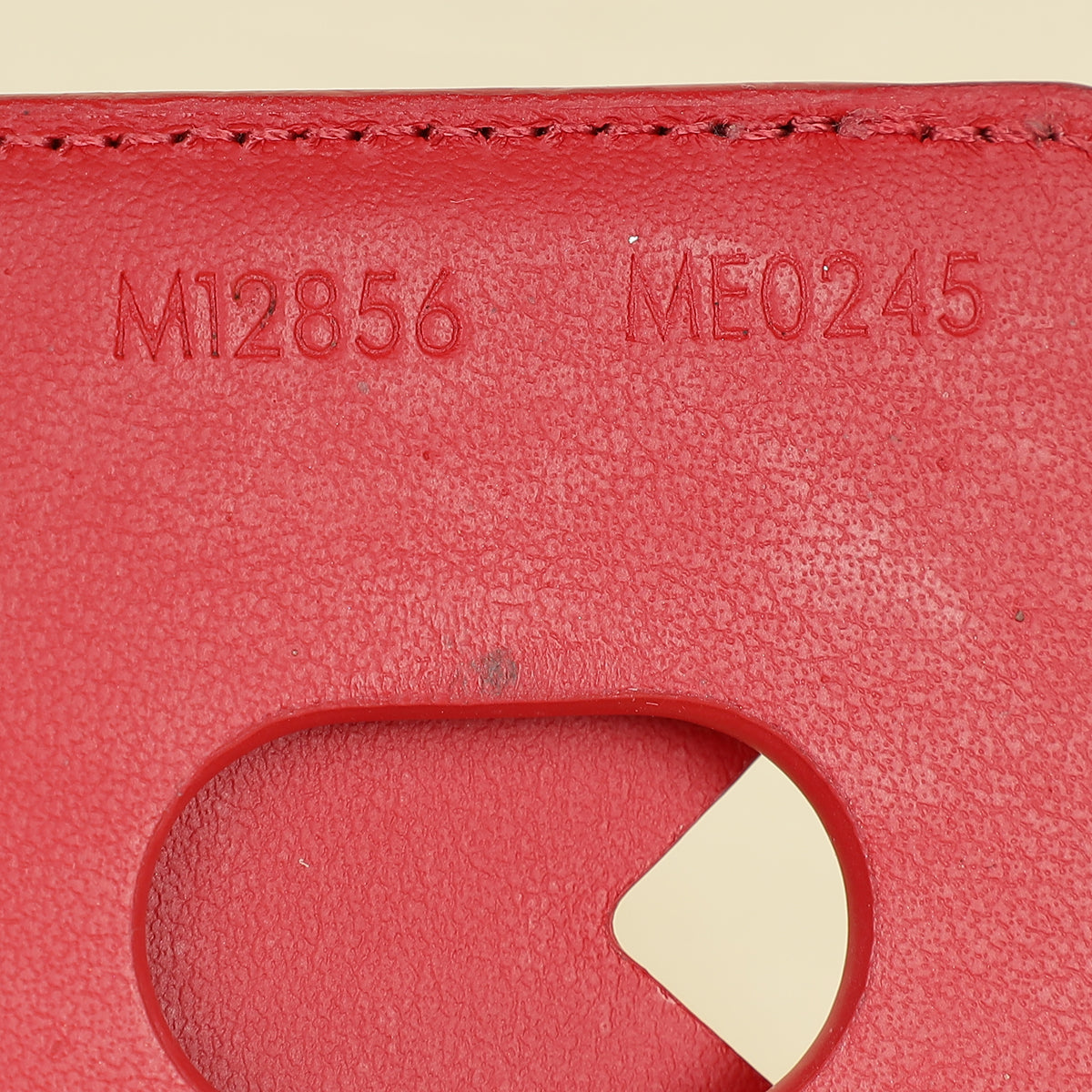 Louis Vuitton Monogram Sari Red Porte-Cartes Magnet Wallet