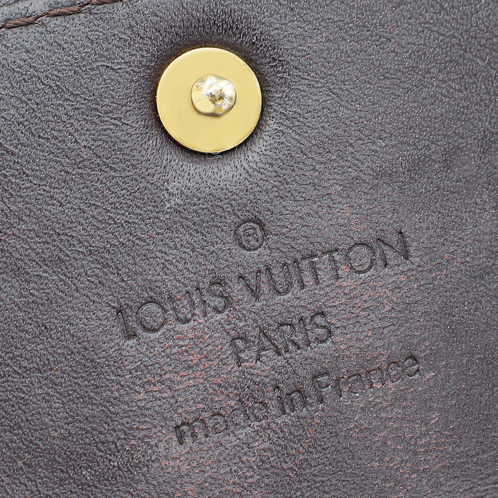 Louis Vuitton Amarante Monogram Vernis Sarah Wallet