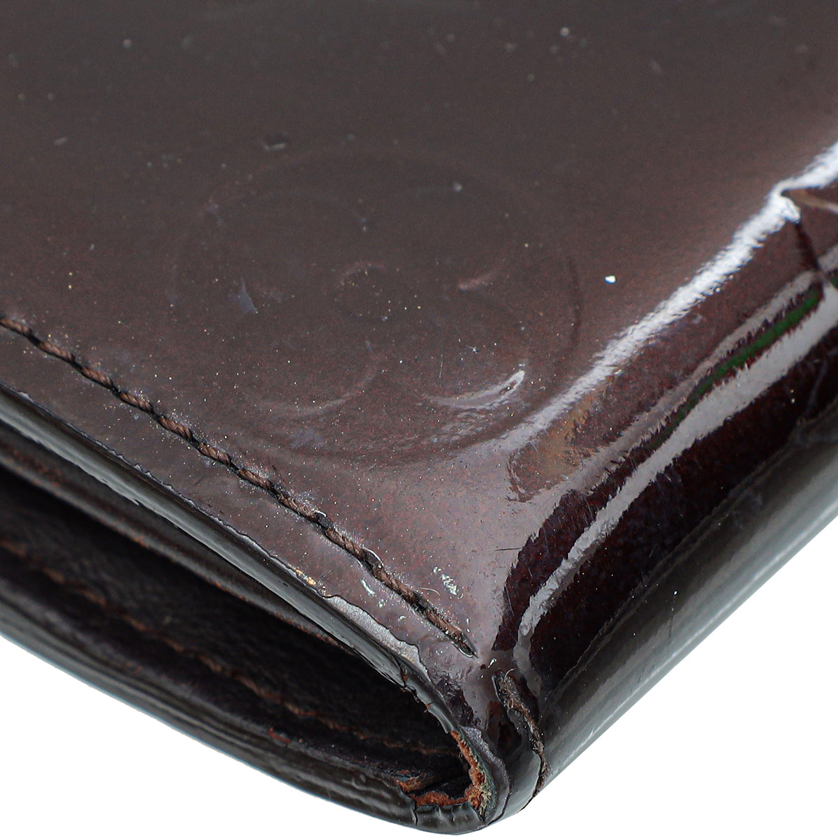 Louis Vuitton Amarante Monogram Vernis Sarah Wallet