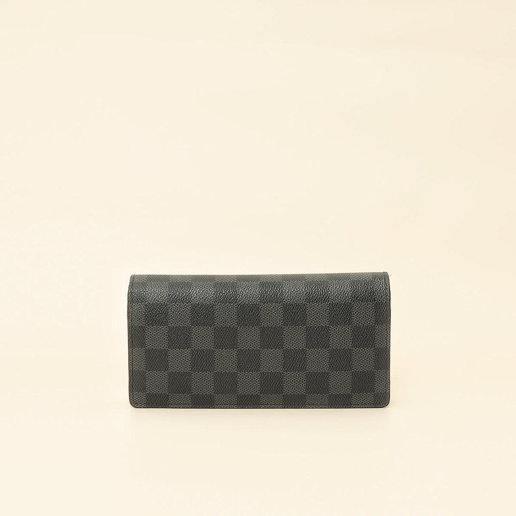 Louis Vuitton Damier Brazza Wallet w/ Y.H Initials