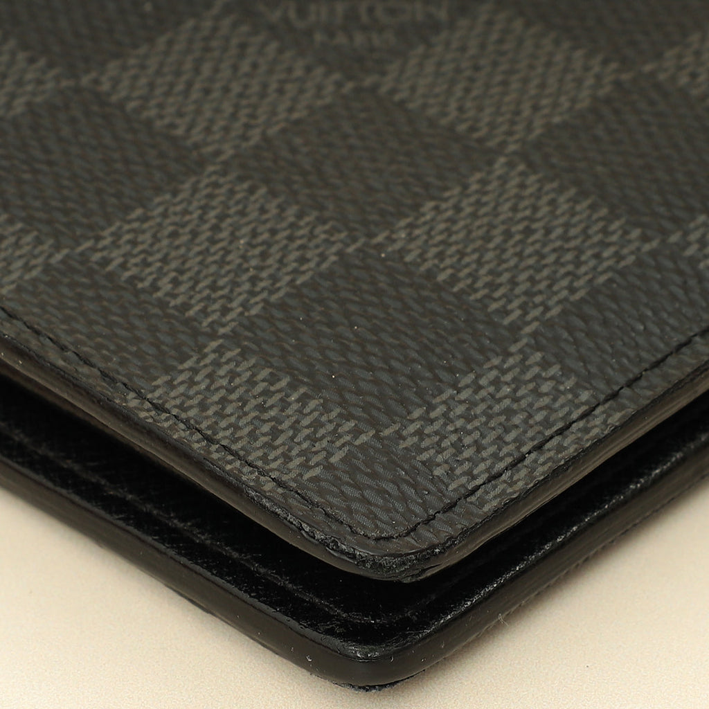 Louis Vuitton Damier Brazza Wallet w/ Y.H Initials
