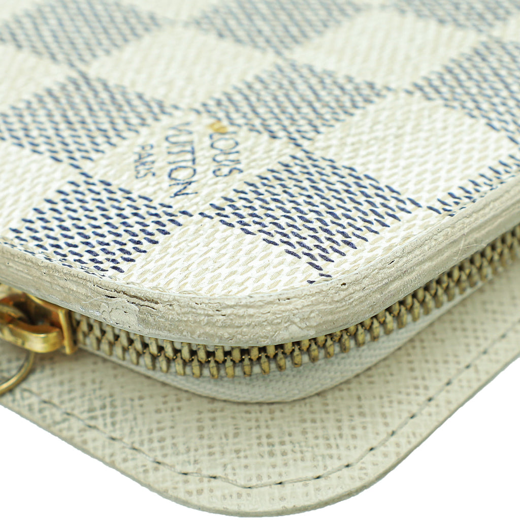 Louis Vuitton Azur Insolite Wallet w/ "TH.B" Initials
