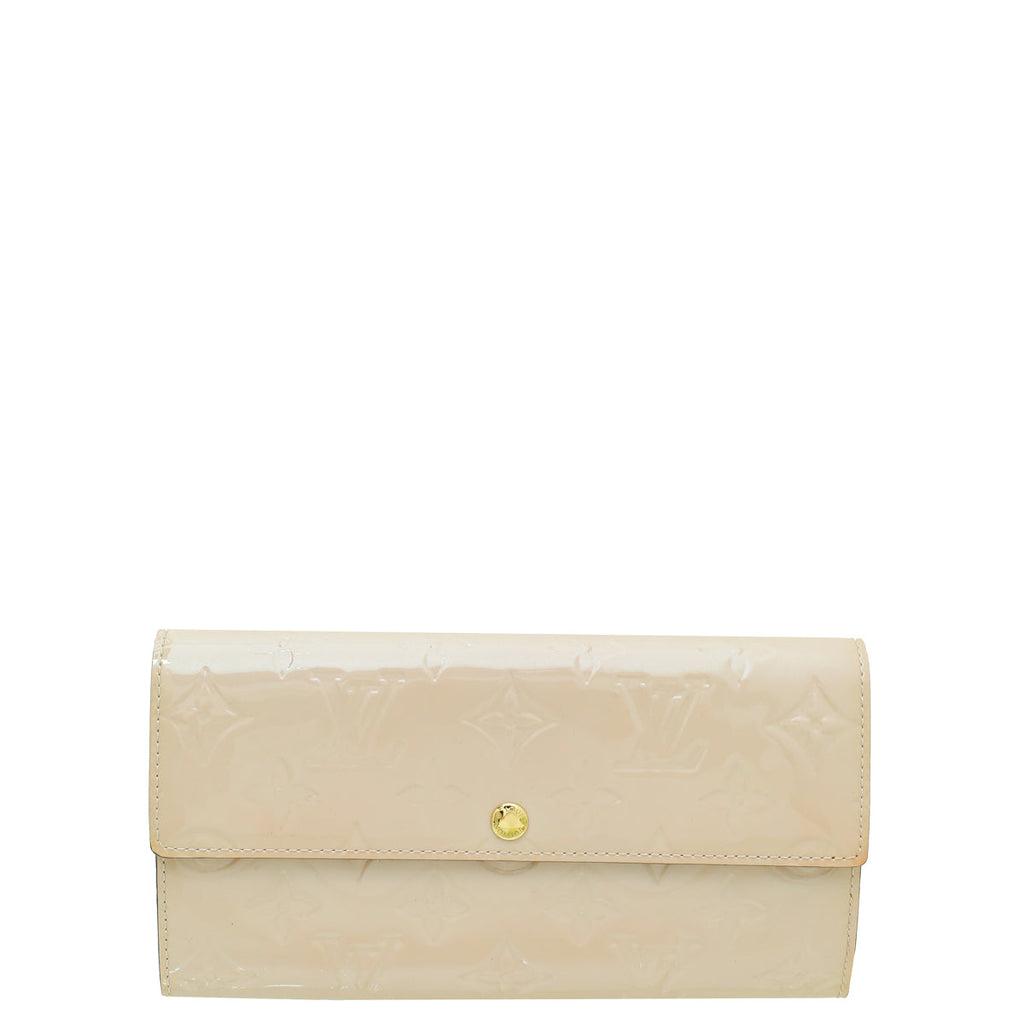 Louis Vuitton Rose Ballerine Monogram Vernis Sarah Wallet