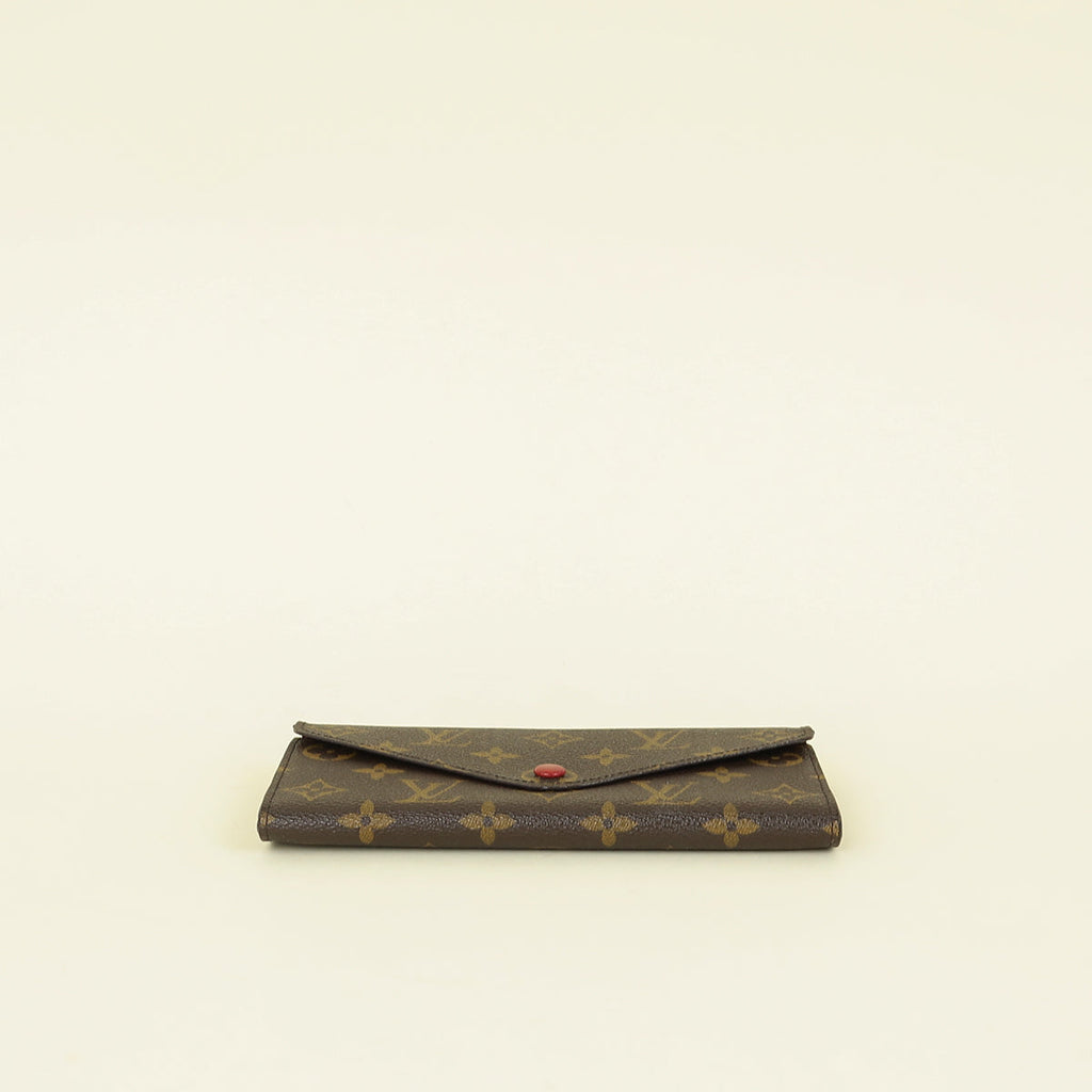 Louis Vuitton Monogram Red Josephine Wallet