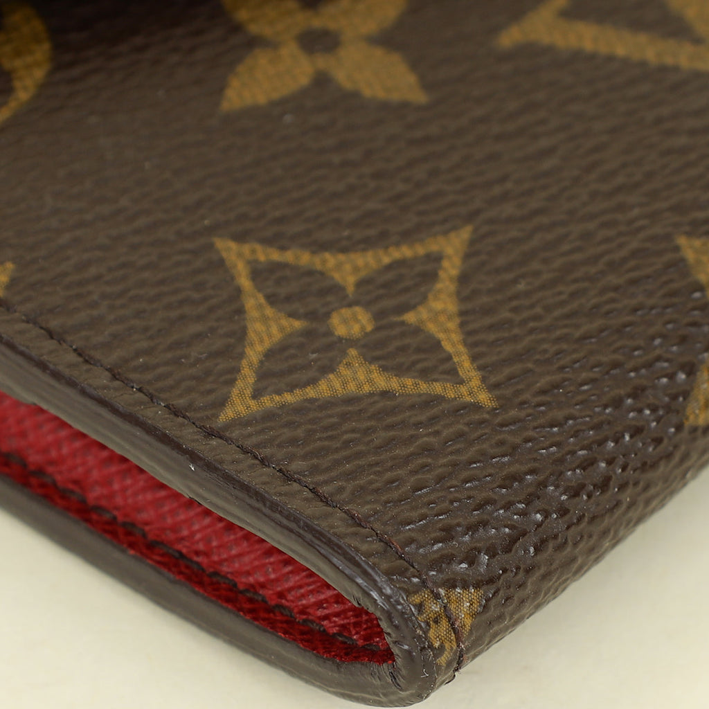 Louis Vuitton Monogram Red Josephine Wallet