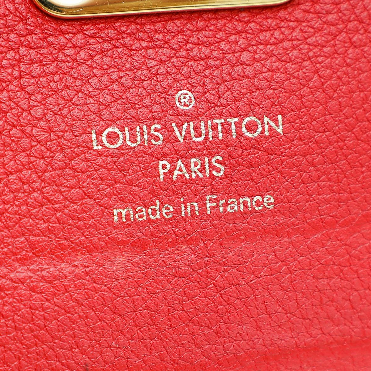 Louis Vuitton Monogram Red Pallas Long Wallet