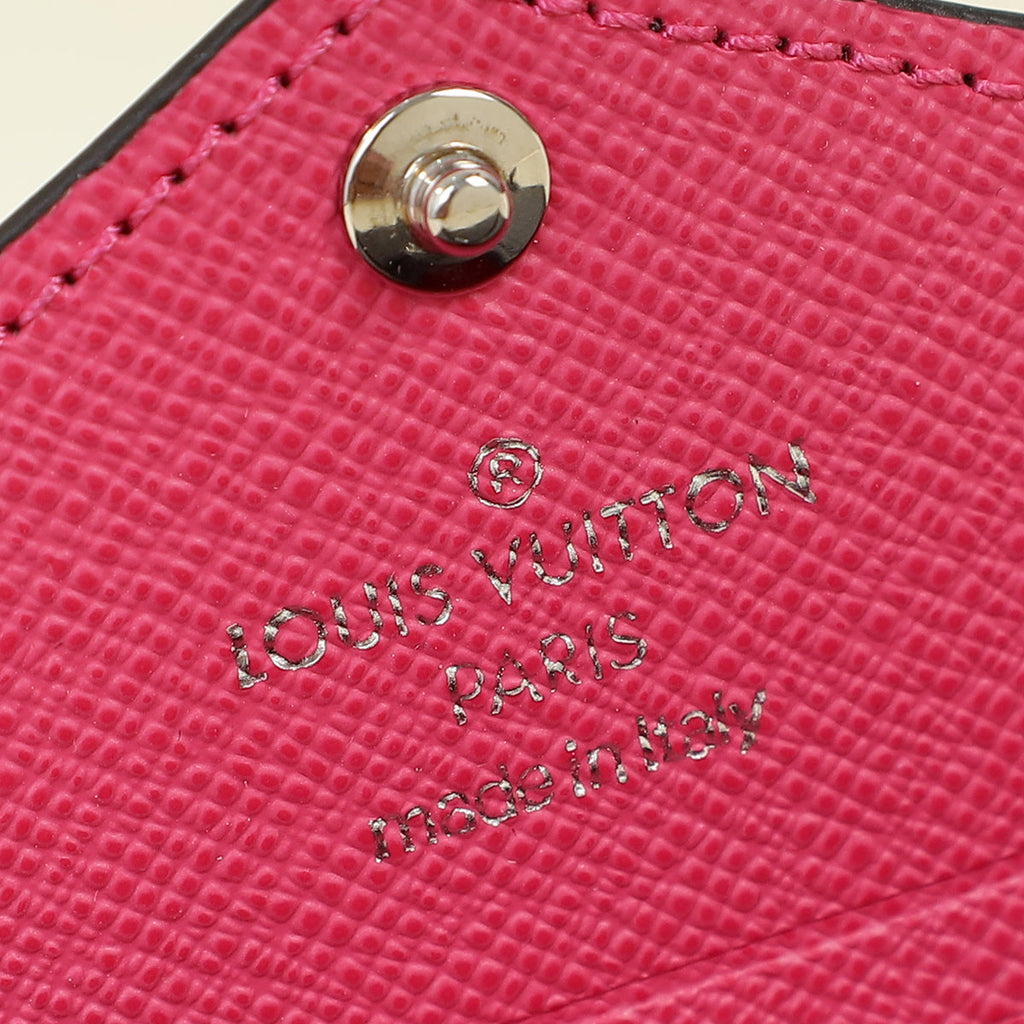 Louis Vuitton Monogram Pondichery Pink Kirigami Card Holder