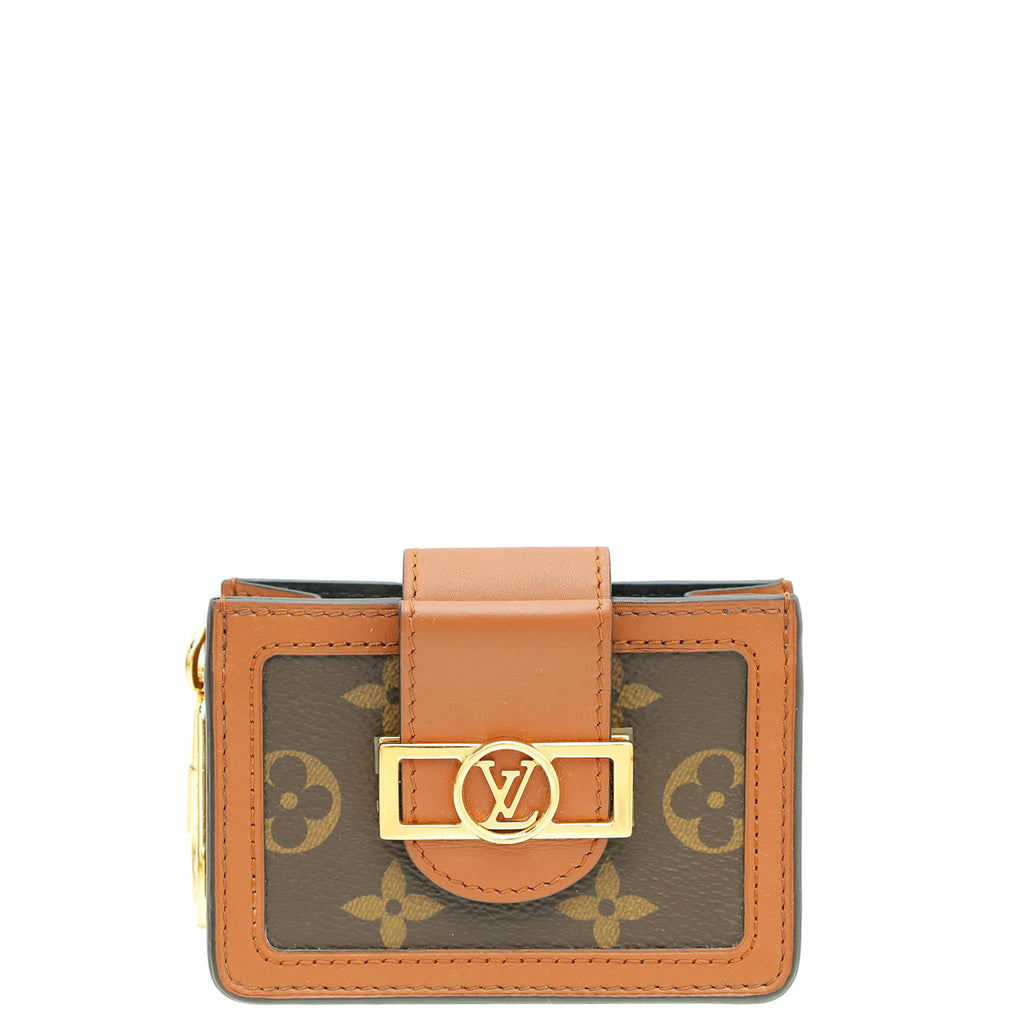 Louis Vuitton Brown Monogram Reverse Multicartes Dauphine Bag